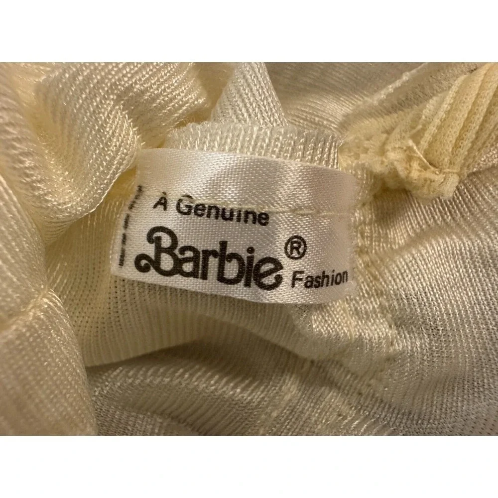 Vintage‎ 1981 Barbie Doll Designer Originals Fun N Fancy 3800 White Lace Dress